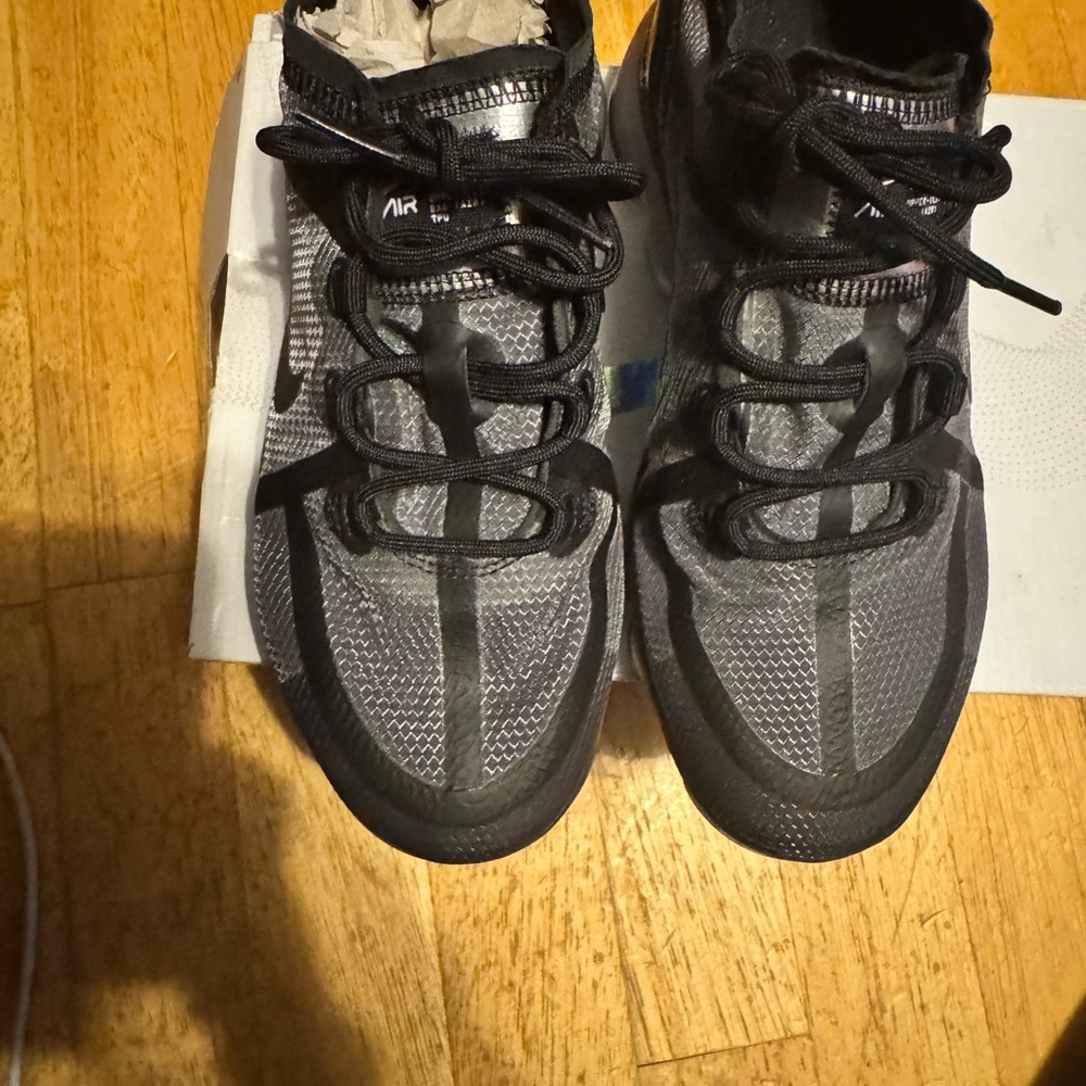 Nike Black and Gray Mesh Sneakers